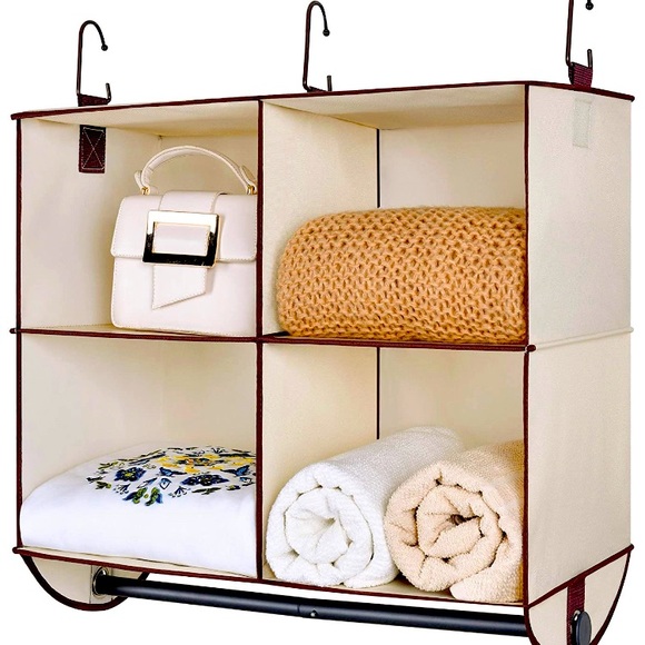 Hanging closet storage